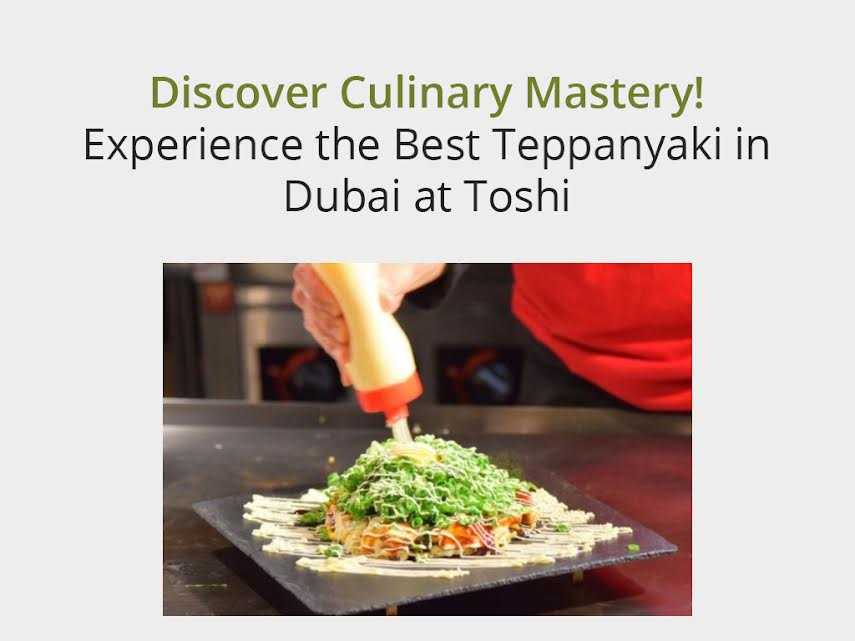 Best Teppanyaki in Dubai